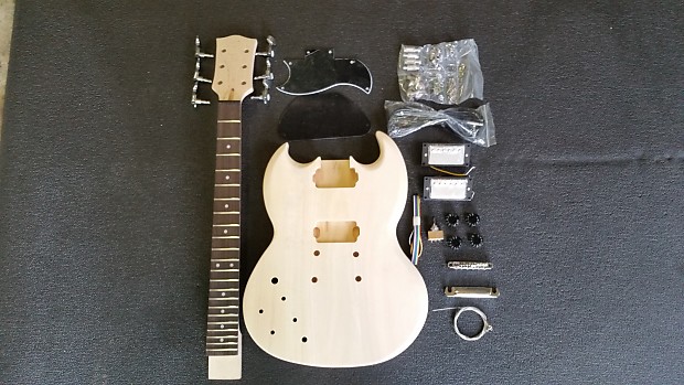 SG Kit SG Style DIY Guitar Kit Left Handed 2016 Natural