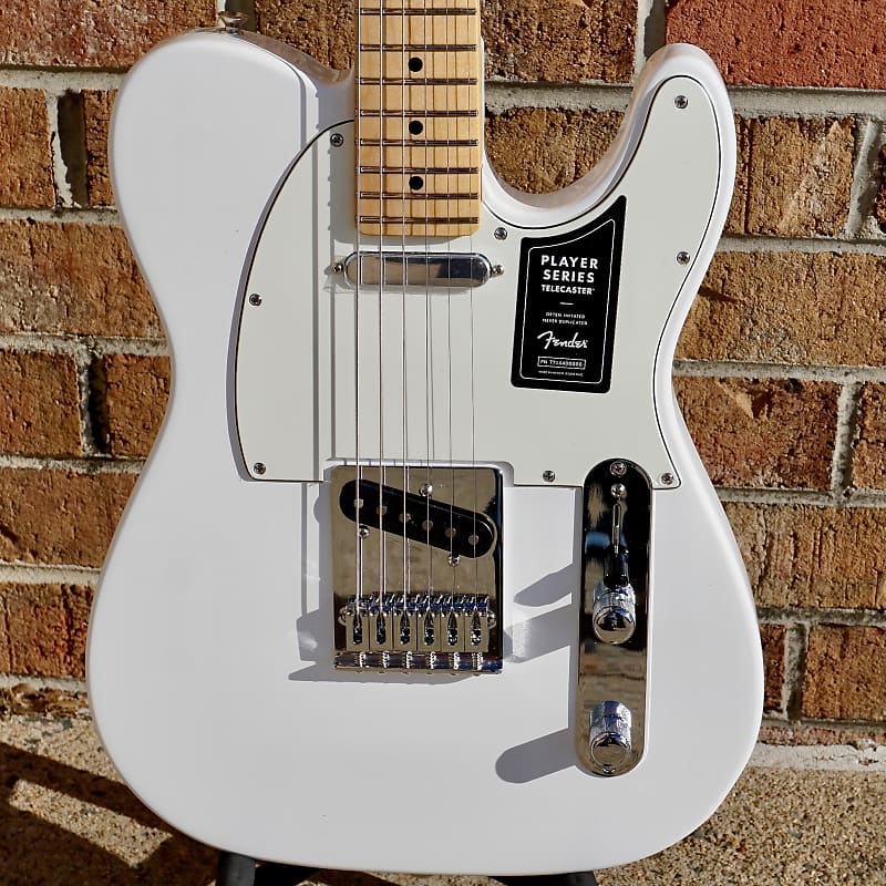 Fender Player Telecaster Maple Fingerboard Polar White image 1