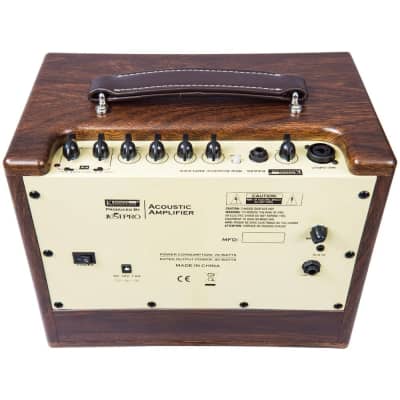 Kinsman KAA45 Battery Powered Acoustic Guitar Amplifier with Bluetooth, 45 Watts image 4