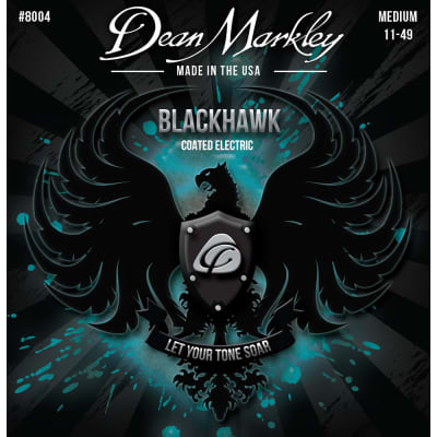 Dean Markley Blackhawk Coated Electric Strings Medium 11-49 for sale