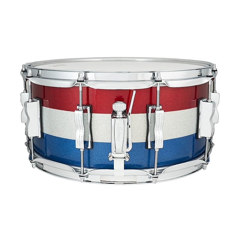 Ludwig Legacy Maple Limited Edition "4th of July" 6.5x14" Snare Drum image 2