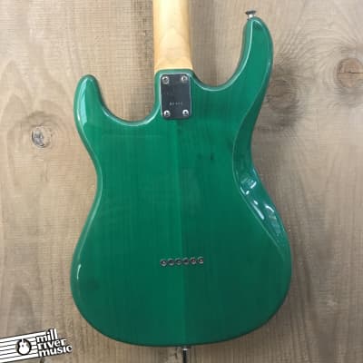 Carvin USA Bolt SSH Solidbody Electric Maple Neck Transparent Green w/ OHSC image 4