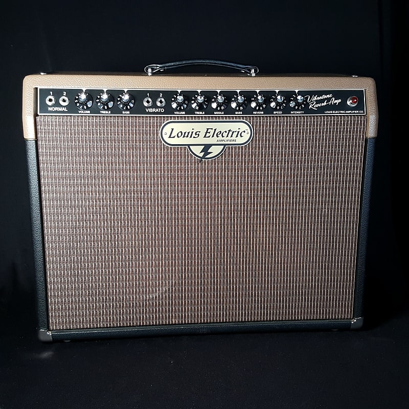 USED Louis Electric Vibrotone Evertone Reverb Amp Guitar Amplifier image 1