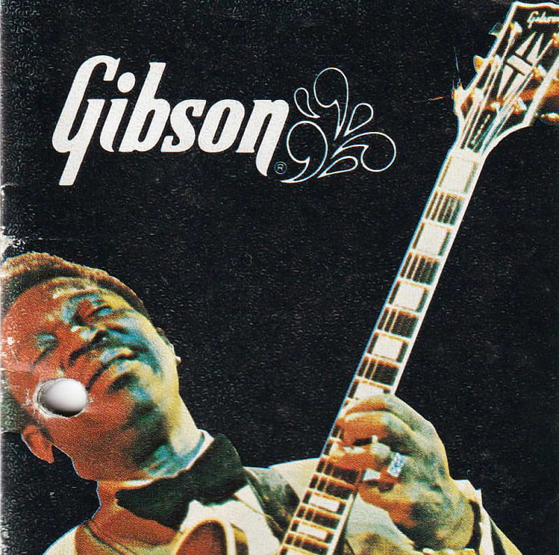 Gibson guitar & bass brochure catalog 1970s Reverb