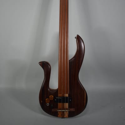 Wishbass Custom Multi-Laminate Fretless 4-String Bass Lefty