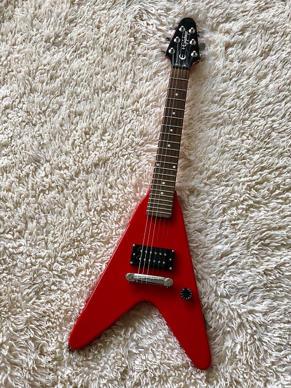 Epiphone Mini Flying V Electric Guitar | Reverb Epiphone Mini Flying V Electric Guitar | Reverb