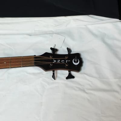 LUNA Tribal 34" long scale 4-string acoustic electric BASS guitar NEW image 4