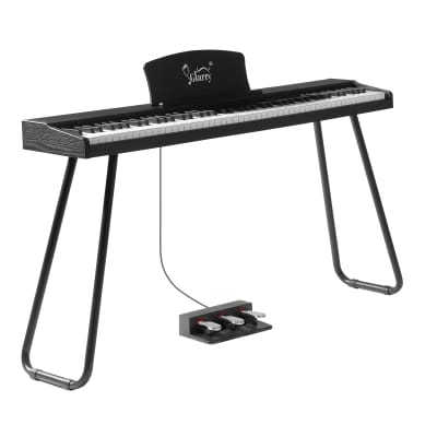 Glarry GPP-110 88 Key Full Size Semi-Weighted Standard Electric Digital Piano with Piano Bench Black image 12