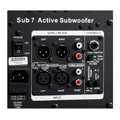 ADAM Audio Sub7 Compact Active Studio Subwoofer Black | Reverb