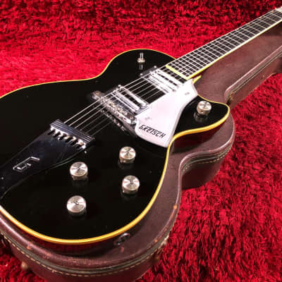 GRETSCH 7610 Roc Jet Mercedes black 1973 electric guitar