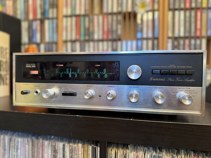 Sansui Model 2000 1960s - Silverface  			