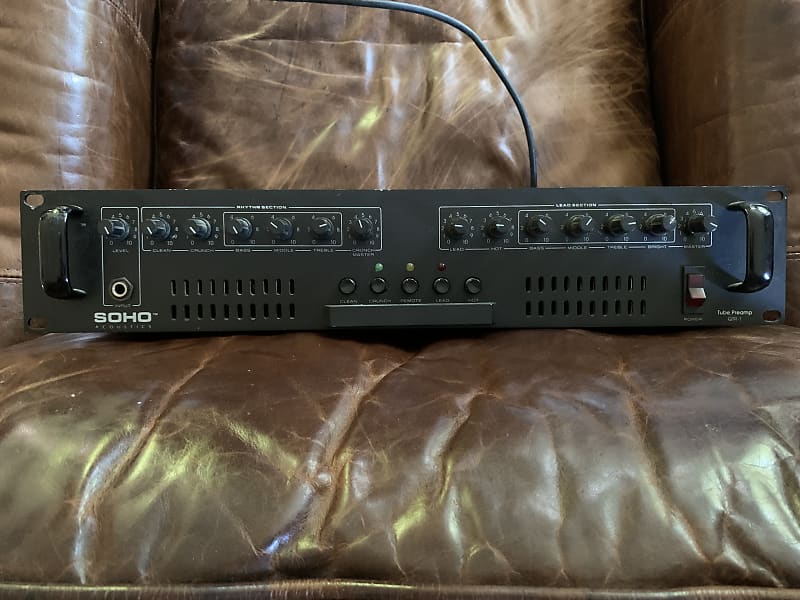 Soho Acoustics QTR1 Rack mount Tube Guitar Preamp Reverb