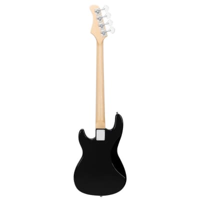 Glarry GP Ⅱ Upgrade Electric Bass Guitar Black image 7