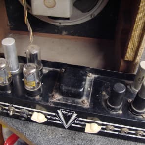 Vintage Early 50's Supro Valco Supreme 1x10" All Tube Guitar Combo Amplifier Two 6V6 Power Tubes image 13
