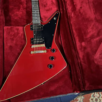 Gibson Explorer II E2 with In-Line Knobs   1979-1983 - Red  /  Trade  for a Gibson Les Paul Custom for sale