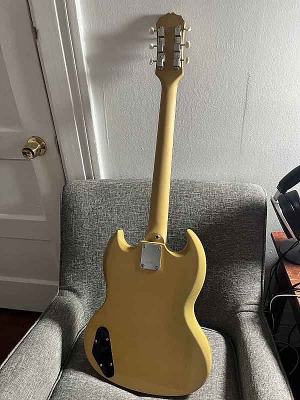 Epiphone SG Jr TV Yellow (Made in Japan) | Reverb Epiphone SG Jr TV Yellow (Made in Japan) | Reverb