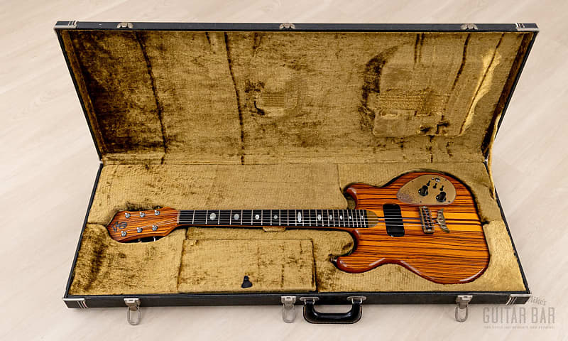 1981 Alembic Distillate Vintage Electric Guitar Zebrawood