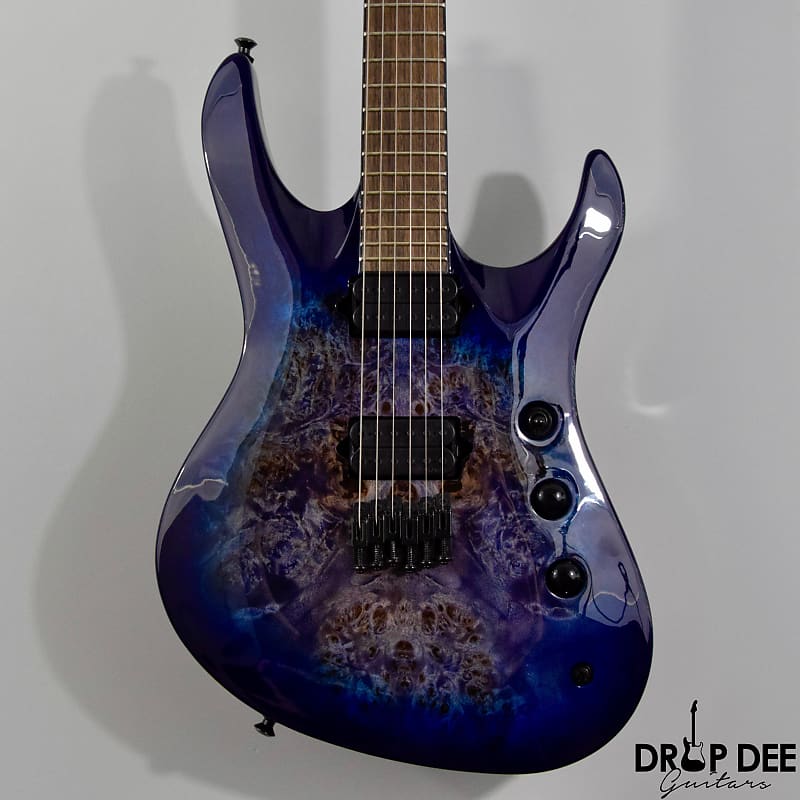 Jackson Pro Series Signature Chris Broderick Soloist HT6P Electric Guitar - Transparent Blue image 1