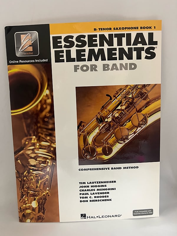 Essential Elements Book 1 Tenor Sax Reverb