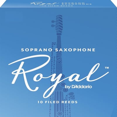 Rico Royal Soprano Sax Reeds, Pack of 10 3.5