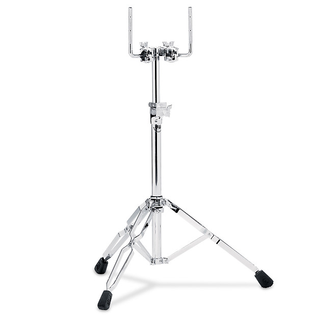DW DWCP9900AL 9000 Series Heavy Duty Double-Braced Airlift Dual Tom Stand w/ Pneumatic Assist image 1
