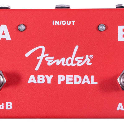 Fender Guitar Amplifier Amp Switcher Footswitch ABY Stomp Box Pedal, Red image 3