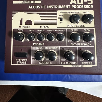 Reverb.com listing, price, conditions, and images for boss-ad-5-acoustic-instrument-processor