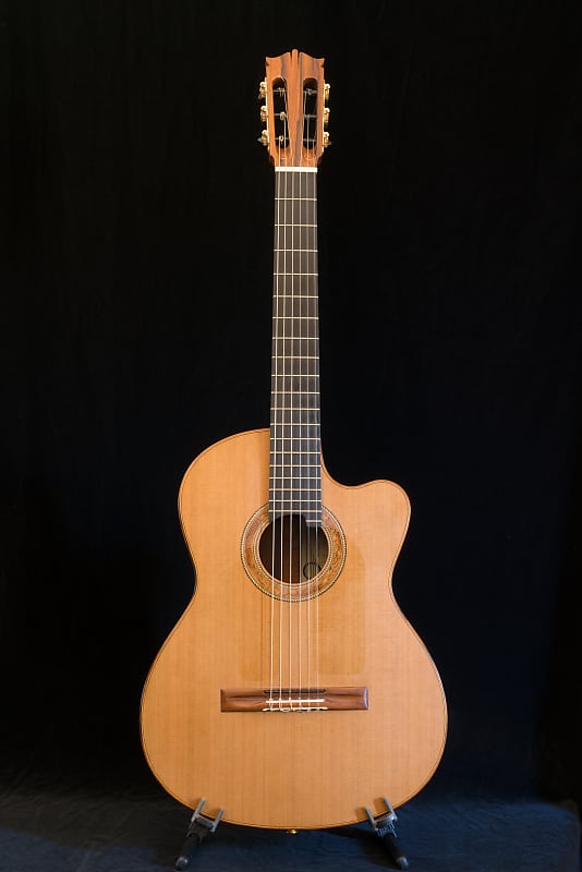Richard Prenkert Cutaway Nylon String Guitar 2015 Natural image 1