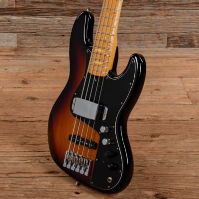 Fender Marcus Miller Artist Series Signature Jazz Bass V Sunburst 2014 image 2