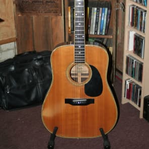 Fender F 65 Acoustic Guitar 1979 Natural made in Japan Reverb