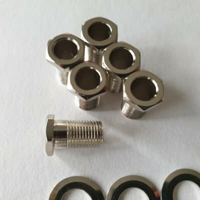 Grover deluxe vintage guitar tuners 3x Left + 3x Right nickel model 136N image 6