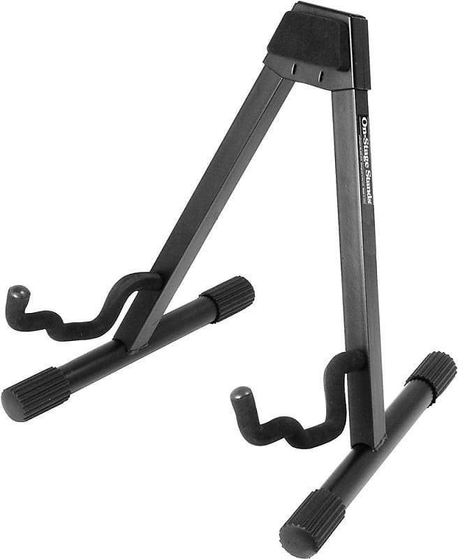 On-Stage Stands GS7462B Single A-Frame Guitar Stand image 1