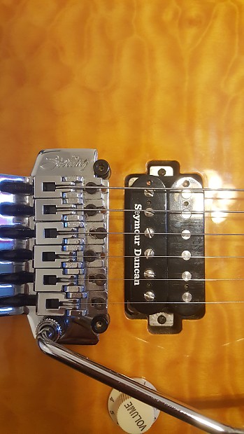 Sterling AX40 Transparent Gold Quilted Top | Reverb