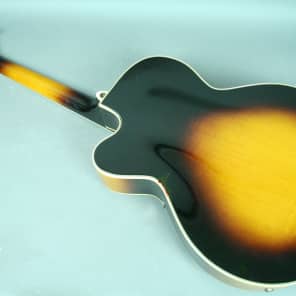 Kay  Barney Kessel "Artist" Model K6701 Sunburst Hollowbody Electric Guitar 1957 Sunburst image 9