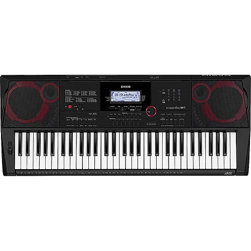 Casio - CT-X3000 - Portable Keyboard - 61-Key - Touch Sensitive - Black image 1