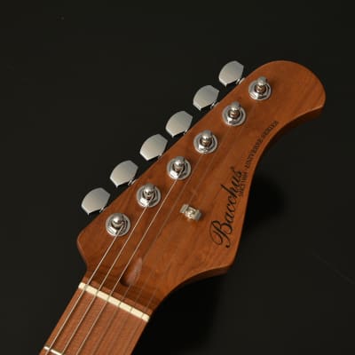 Bacchus BST-2-RSM/M BLK Roasted maple neck guitar image 7