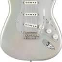 Fender H.E.R. Stratocaster Electric Guitar Maple Neck Chrome Glow with Gig Bag