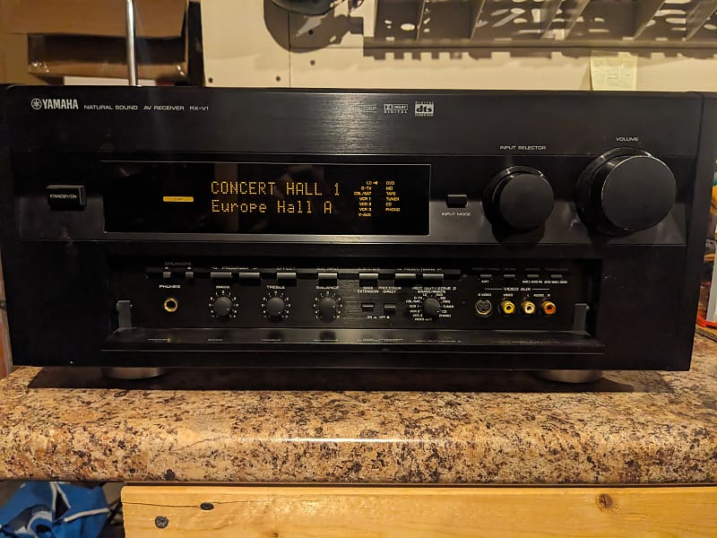 Yamaha RX-V1 Audio Video Receiver Black  			