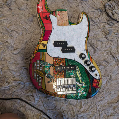 Fender Short Scale Jazz Bass - Custom Paint Job image 8