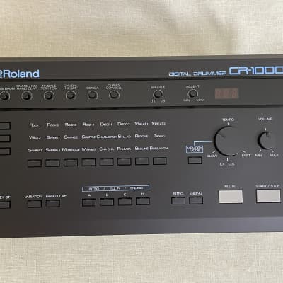 Roland CR-1000 Digital Drummer 1980s A+ Condition in Box