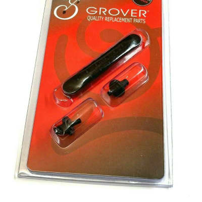 Grover Black Slotted Nashville Tune-O-Matic Bridge for USA Gibson Les Paul/SG/ES® 520BC for sale