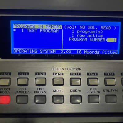 Akai S3200 MIDI Stereo Digital Sampler 1992 - White