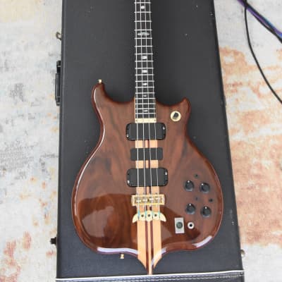Alembic Series I 1 4 string bass guitar LED's + Original Hard case & DS-5 power image 21