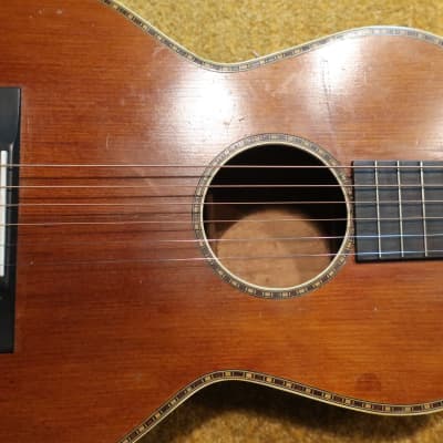 Vintage 1930s PRE War Regal Acoustic Guitar Finest Woods Victoria Case Martin Washburn Ditson Lakesi image 6