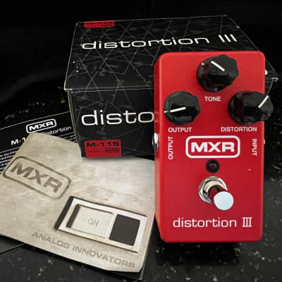 used MXR Distortion + M104 Reissue ANALOG (2010s) + feet (NO box