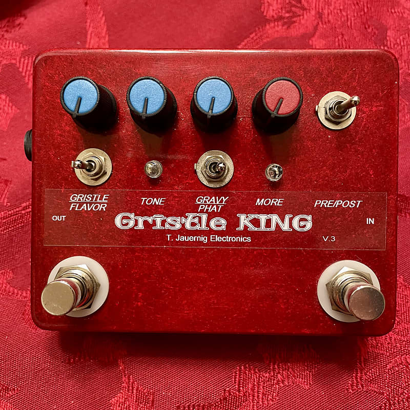T. Jauernig Electronics Gristle King Overdrive & Boost V.3 Reverb