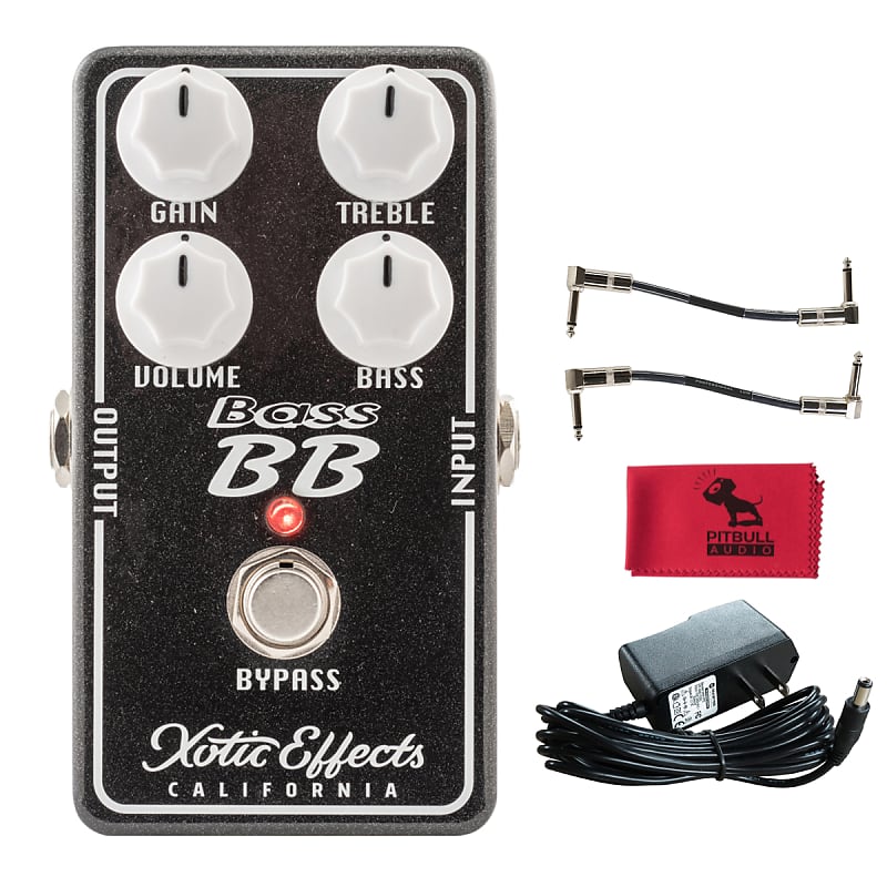 Xotic Effects Bass BB Preamp V1.5 Bass Boost Overdrive Pedal w