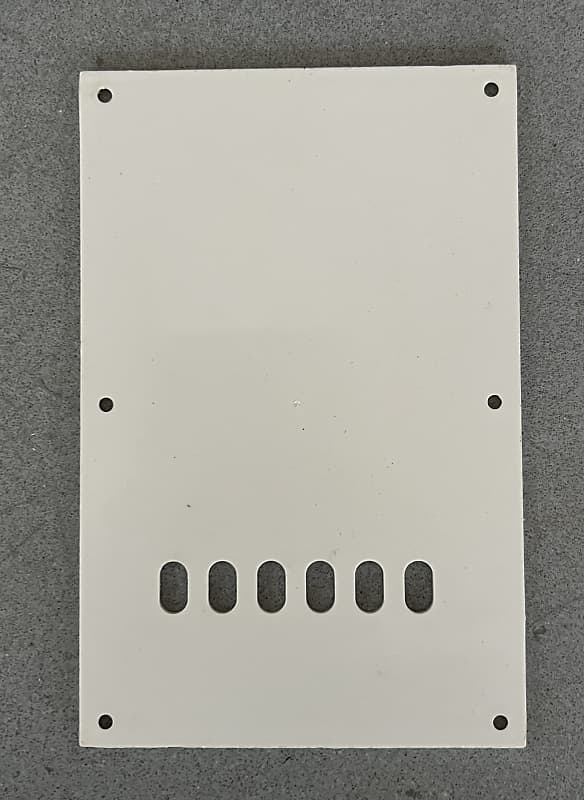 Allparts S Type not Fender Trem cover 2009 - Textured White image 1