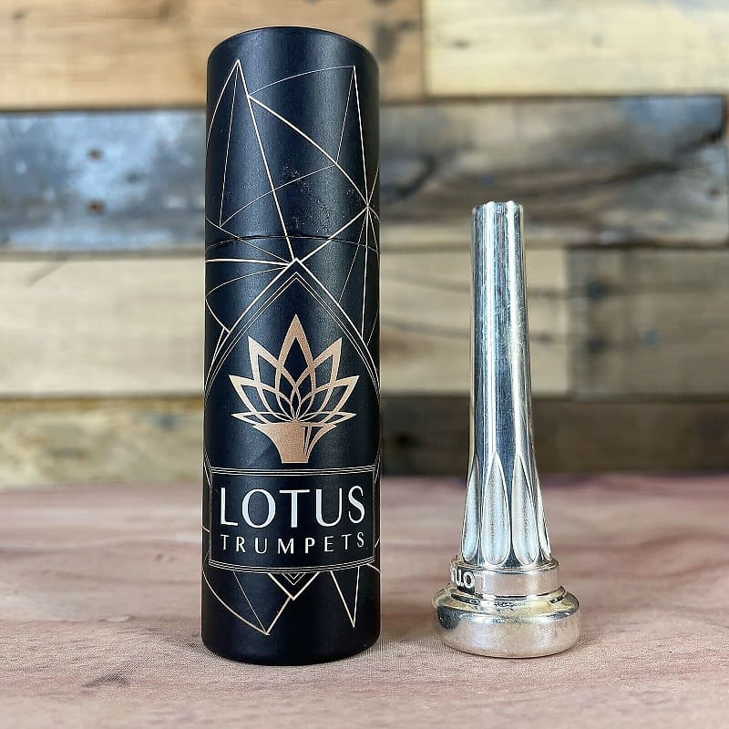 Lotus 1XL2 Lotus Trumpet Mouthpiece, Brass, Silver Plated Reverb