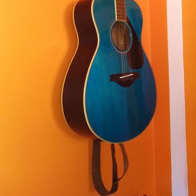 Yamaha FS820-TQ Solid Spruce Top Concert Acoustic Guitar Turquoise 